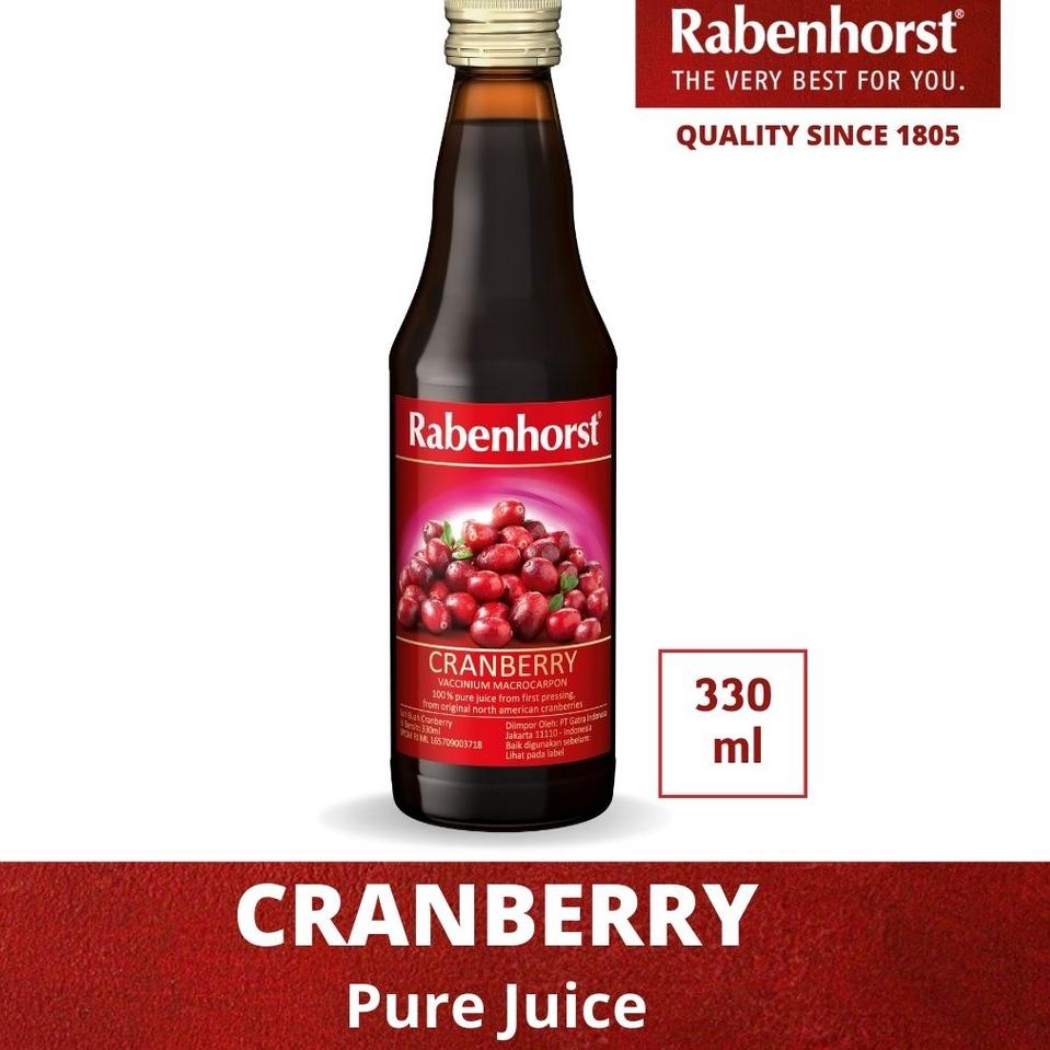 

Yang Terbaik Rabenhorst Cranberry Pure Juice 330ml