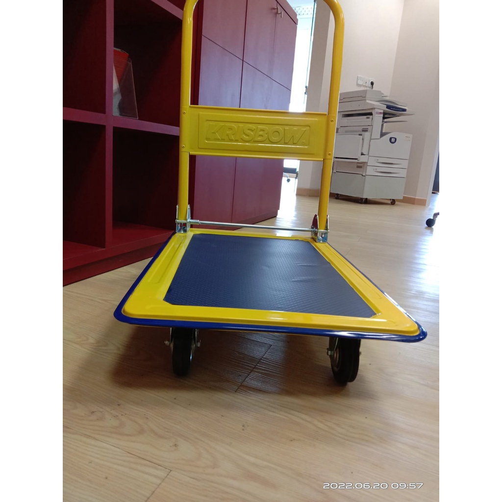 KRISBOW 150 kg troli /trolley/hand truck/ dorongan lipat barang/Troli Barang / Troli Lipat 150 Kg