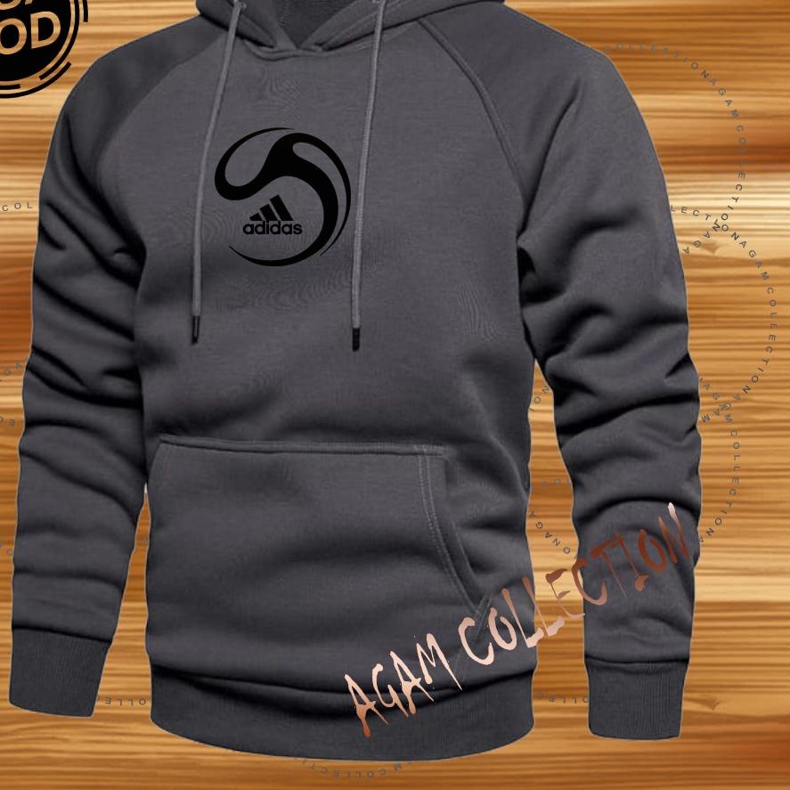 ✨SHOPEE MALL✨ Agam collection Sweater Hoodie Distro ADDIS Sport Premium Text Hitam Pria Wanita ?