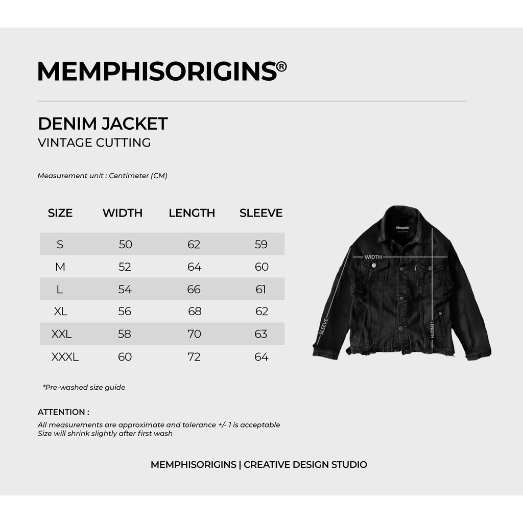 PARKA ROUGHBEAR / RIPPED DENIM JACKET BEAR MEMPHISORIGINS (LIMITED EDITION)