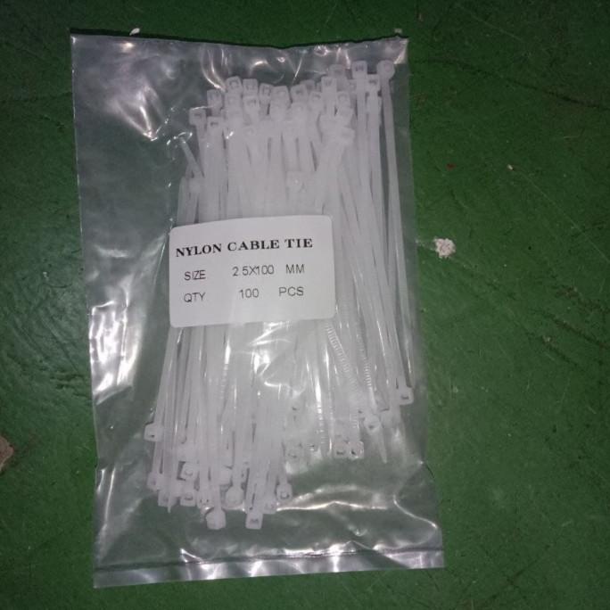 

Warna Putih 100pcs Cable Ties Kabel Ties Tali Kabel 10cm 10 cm rajaav77 Berkualitas