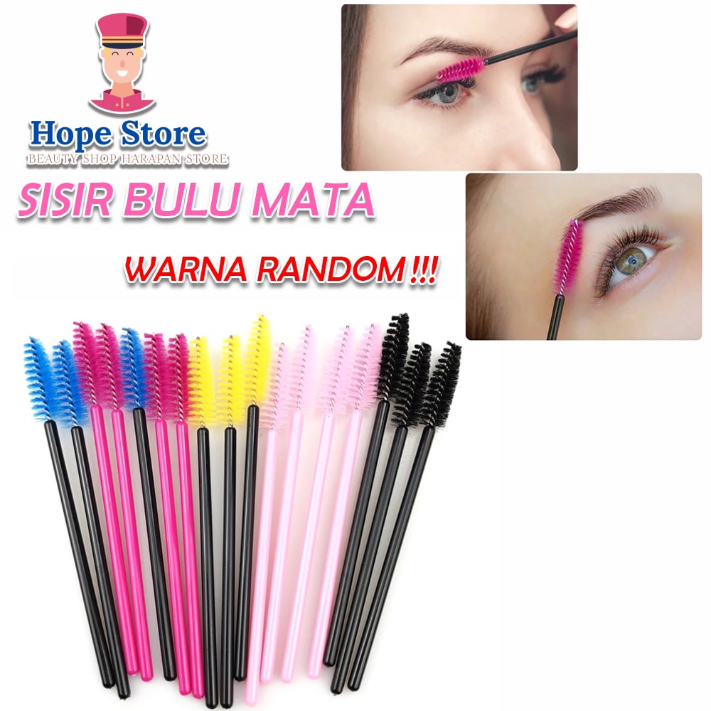 Sisir Alis Eceran / Sikat Alis / Sikat Mascara / Eyelash Extention Bulu Mata Alis Eyebrow Make Up