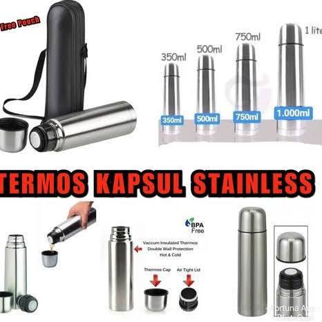 HARGA TERMURAAH THERMOS TERMOS TREMOS KOPI MINI BOTOL AIR PANAS INDOGLASS DINEMATE NIZEN KING BALANC