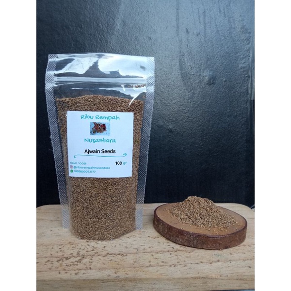 100gr Ajwain Seeds / Caroom Seeds / Mungsi India