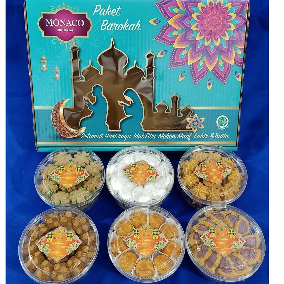 

Terbaik Apazada - Kue Kering Lebaran Monaco Barokah Halal / Hampers Kue Lebaran Paket 6 Toples Murah Enak Terbaru gas !!