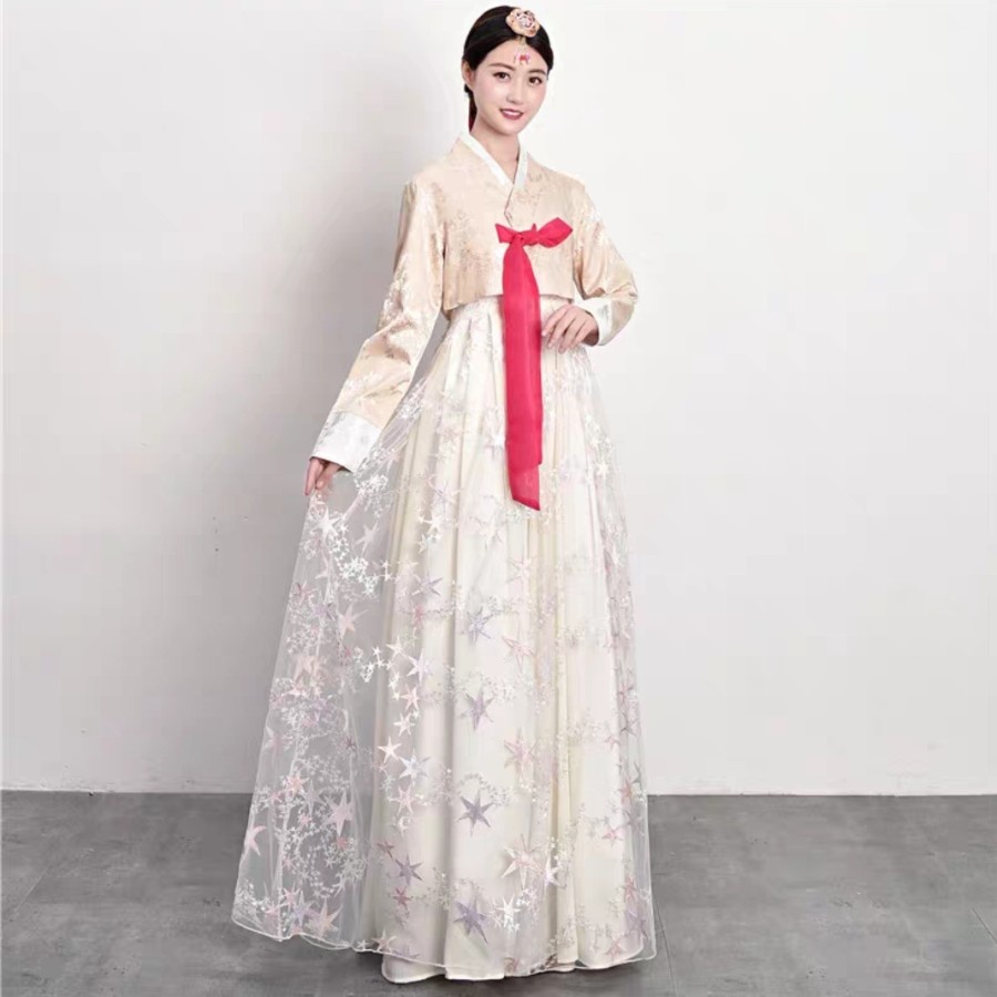 Korea HANBOK Adult Woman Traditional Dress Baju Adat Korea Wanita