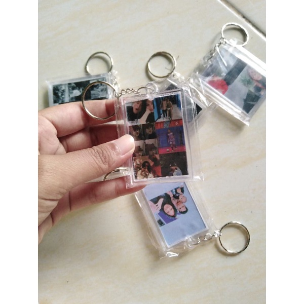 Gantungan Kunci Insert Paper Costum