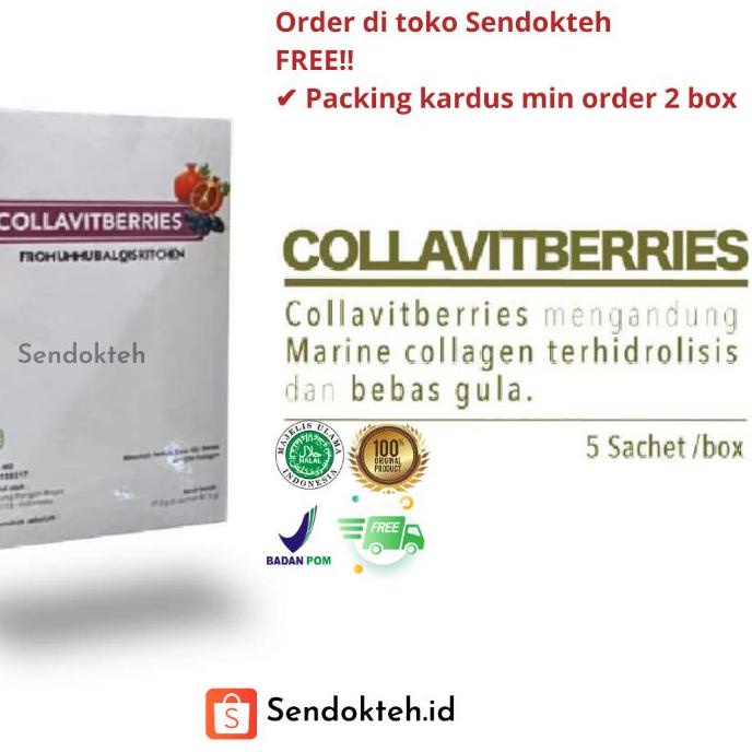 

✽ Colla Vit Berries from Booster Factory (Ummubalqis Kitchen) 1 box 5 sachet collavitberries ☁