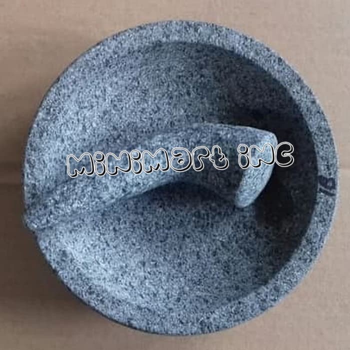 Terlaris Cobek Batu Bubut 16Cm