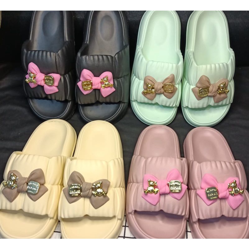 Sandal Jelly Korean Import Jelly Soft Slipper Anti Slip Elastic Empuk PVC Sandal Rumah GOSOME 626M