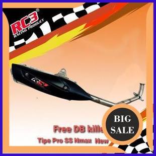 onderdil knalpot RC3 standar racing tipe Pro SS Nmax new Aerox new 140ZZ3