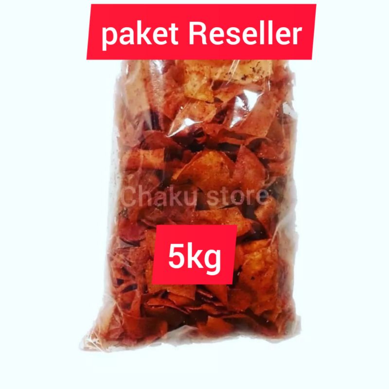 

Paket Reseller 5kg Kripset Pedas