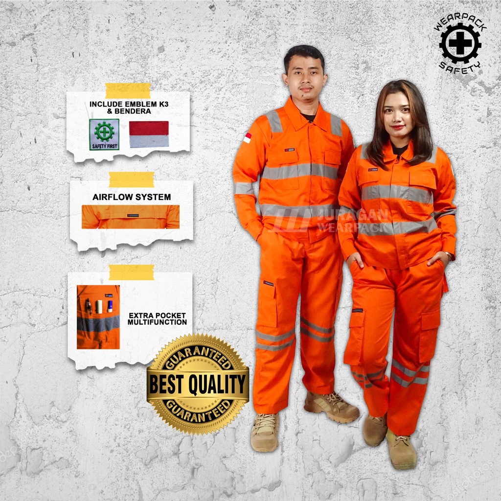 Wearpack Safety Setelan/Set Wearpack Atasan