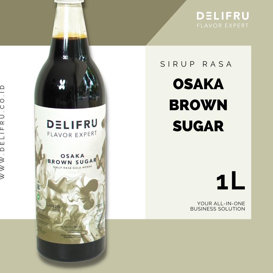 

▼ Syrup Osaka Brown Sugar Delifru 1 Liter - Sirup Osaka Brown Sugar Premium ➾
