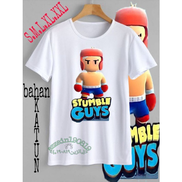 kaos anak stumble guys/ kaos stumble guys unisex cowo/cewe/pashion laki-laki perempuan/baju kaos ana