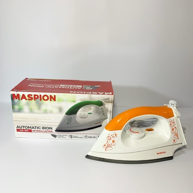 Maspion HA180 – Setrika 350 Watt / gosokan ha-180