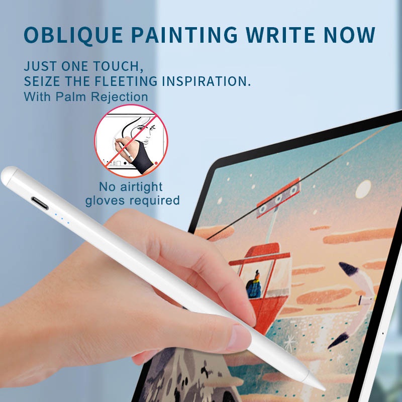 [ready stock]  Stylus Pen Gen 2 Stylus Pen with Palm Rejection and Magnetic Adsorption Design to iPad 2018-2022