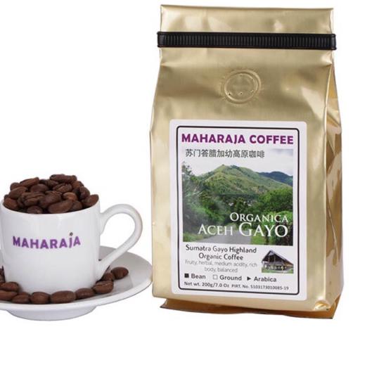 

❅ Fresh Roast Kopi Arabika Singgle Origin Aceh Gayo 200g Sangrai Organica Maharaja Coffee ✻