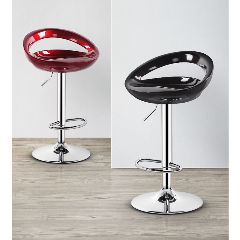 Lodoestar  - Kursi Barstool Hidrolik Bulat Kursi Kantor Kursi Mini Bar Baja Tahan Karat Terpopuler- Bisa Bayar diTempat - JBY2