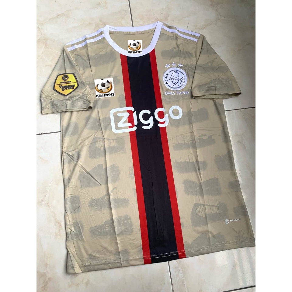 Jersey Baju Bola Ajax 3rd Third Full Patch 2022 2023 Grade Ori