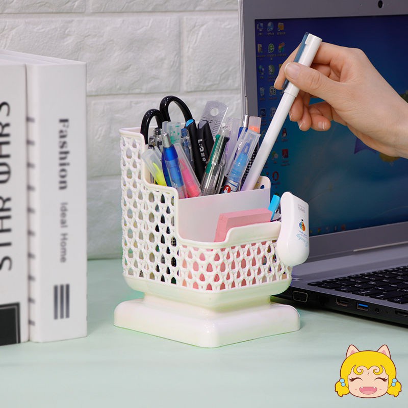 FYGALERY HL0220 Rak Kosmetik Multifungsi Kotak Penyimpanan Alat Tulis Pen Holder Storage Box