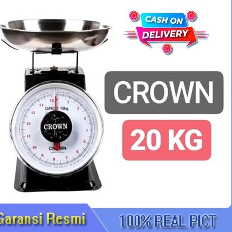 MURAH Timbangan Crown 20kg Duduk/Timbangan Manual/Timbangan Buah  20 Kg