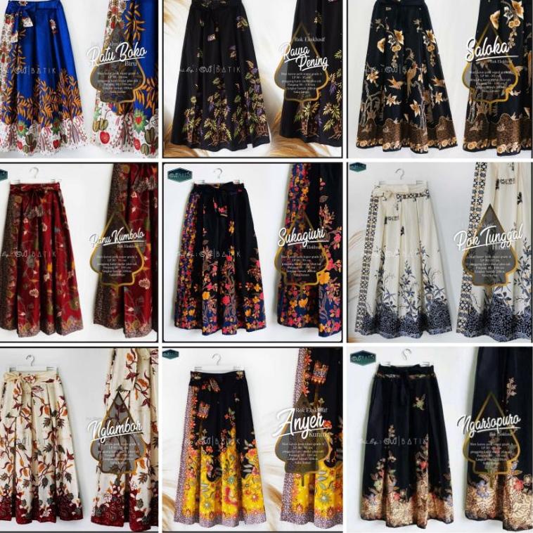 SALE Rok batik wanita panjang payung jumbo murah bawahan batik dewasa kondangan kebaya