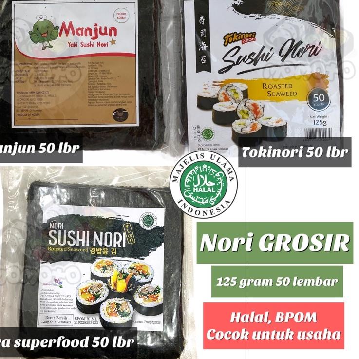 

✿ Manjun - Tokinori - Java Superfood 125 gram Yaki Sushi Nori 50 lembar ►