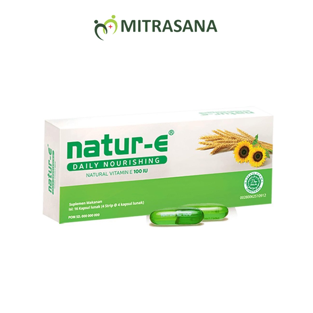 Natur-E 100 UI 32 Kapsul - Suplemen Vitamin E