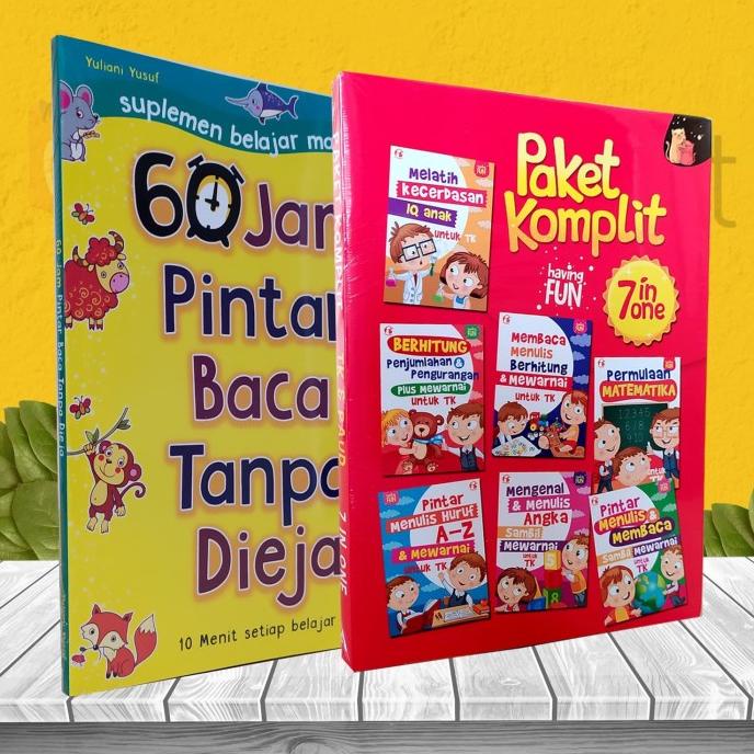 

Paket Buku Aktivitas Anak Tk Paud Plus Belajar Membaca 8 In 1