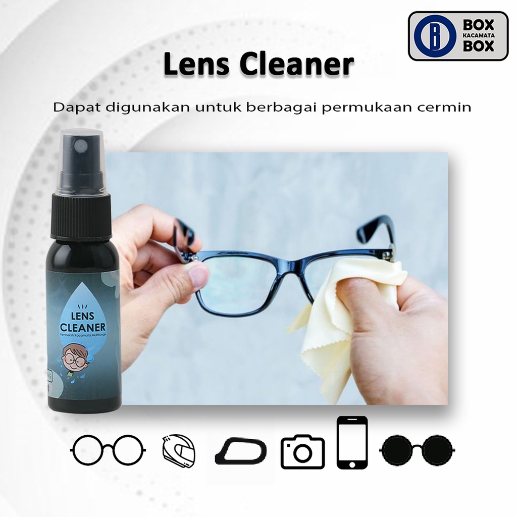 pembersih lensa AROMA / Air Pembersih Lensa serbaguna / Lens Cleaner 30ml  kopi peach sakura apel lemon dan mint