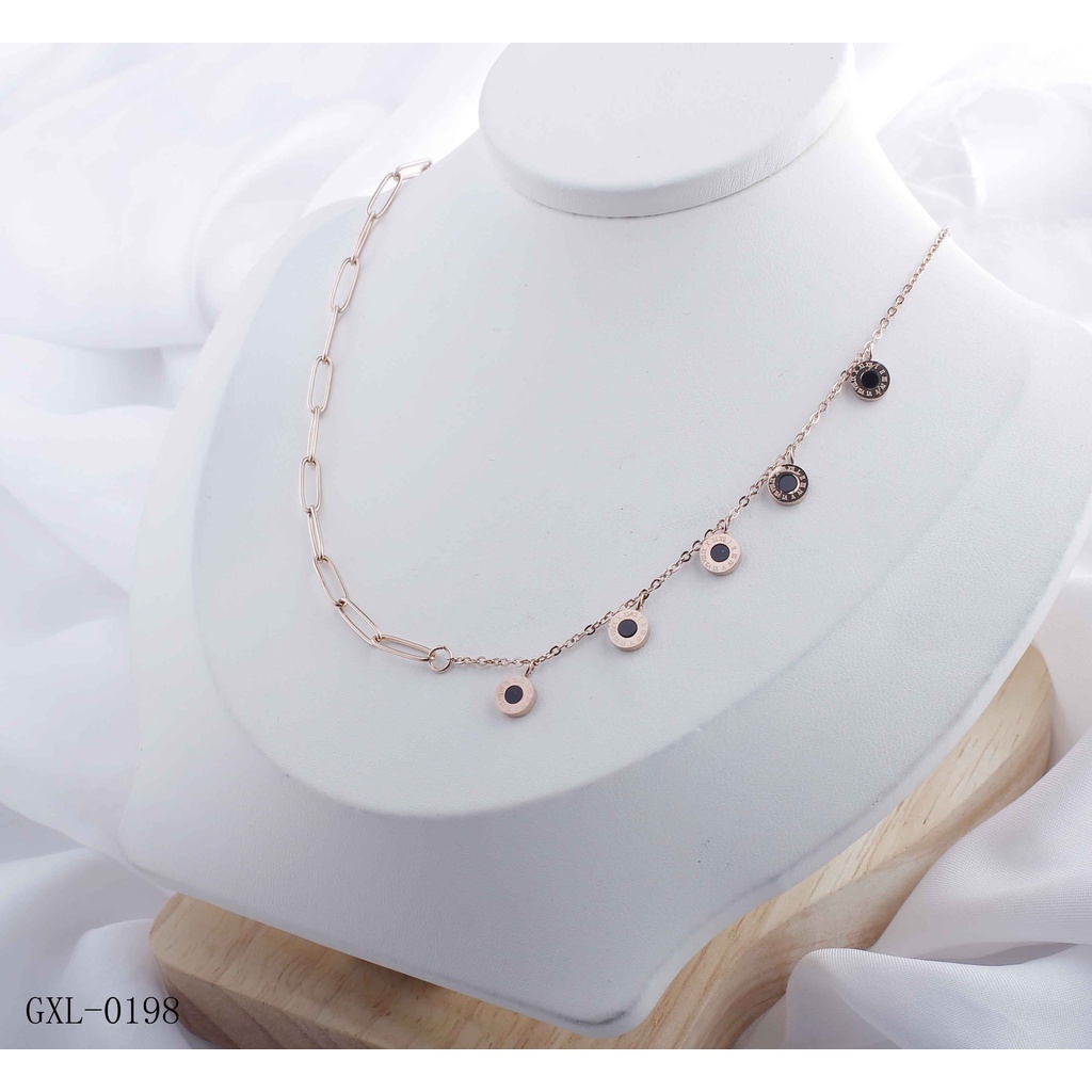 Kalung Titanium Terbaru Cantik Perhiasan Wanita Jewelery 0198