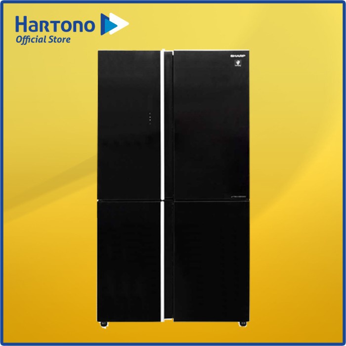 Sharp Kulkas Multi Door Refrigerator SJIF85PGGB