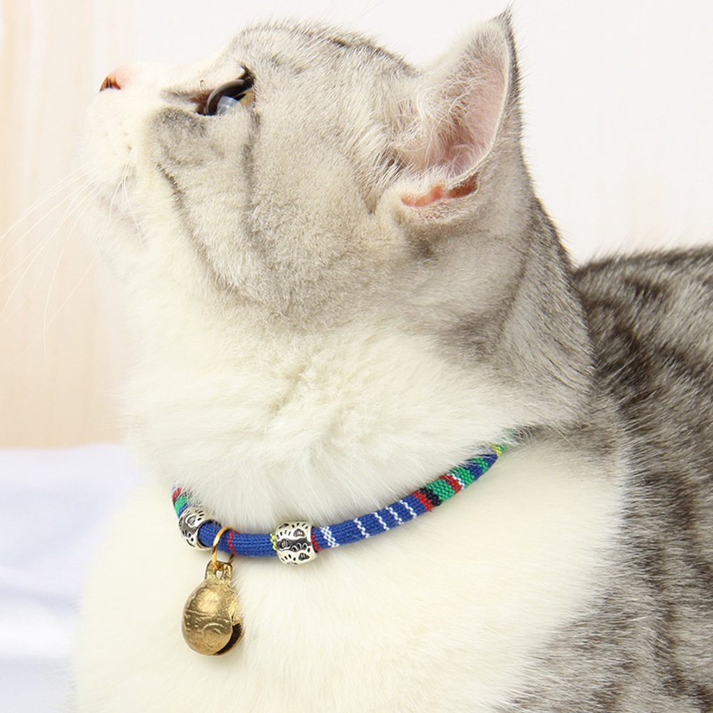 Pet Collar Dog Necklace Cat Bell / Tali Kalung Kucing Anjing – Lonceng