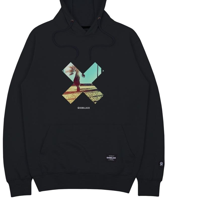 ➵ Dobujack Palm Black Hoodie ۝
