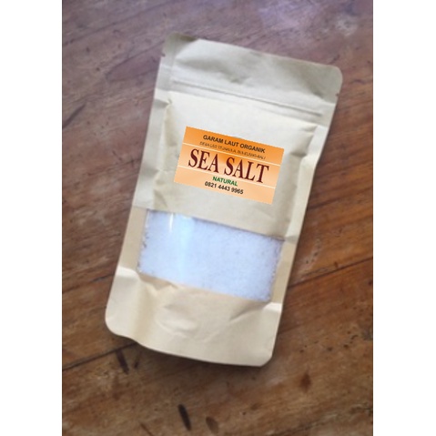 

Garam Laut Murni 200 gr-Natural Sea Salt Desa Les Tejakula, Buleleng-Bali-Sea Salt Non Yodium-Garam Murni