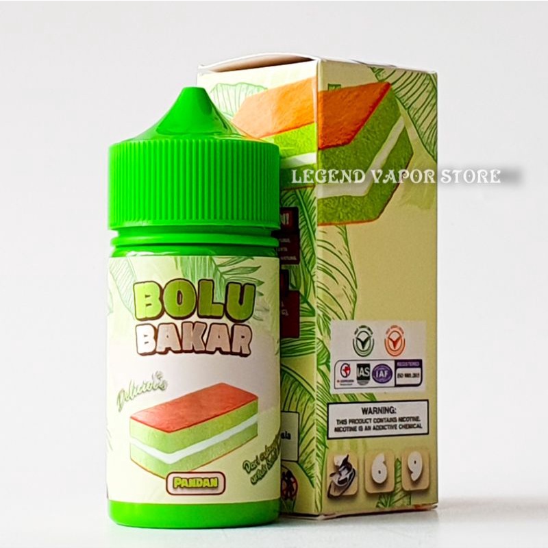 FREEBASE - LIQUID BOLU BAKAR PANDAN 60ML AUTHENTIC