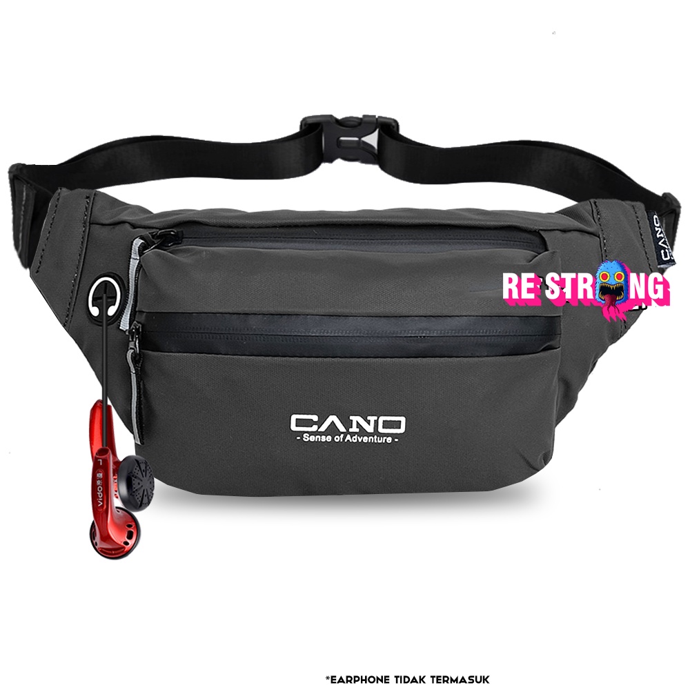 Tas Pinggang Cowok Anti Air Waistbag Pria Waterproof Kulit