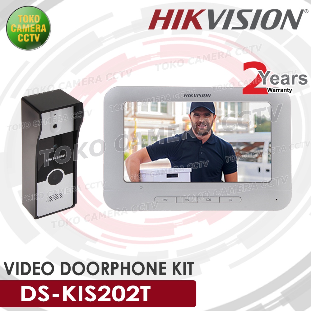 HIKVISION VIDEO DOORBELL DOOR VIEWER KAMERA BELL PINTU INTERCOM