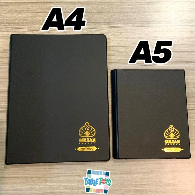 

Terbaru !!! Sultan Portfolio Binder Album Black (10 Page)