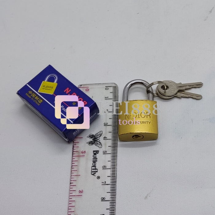 gembok kecil | koper kuning ndior  25mm