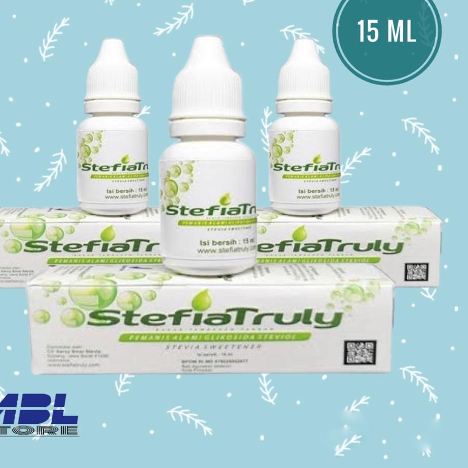 

♝ Stevia truly gula Stefia / pemanis alami stevia / Gula tetes 15 ml ☊