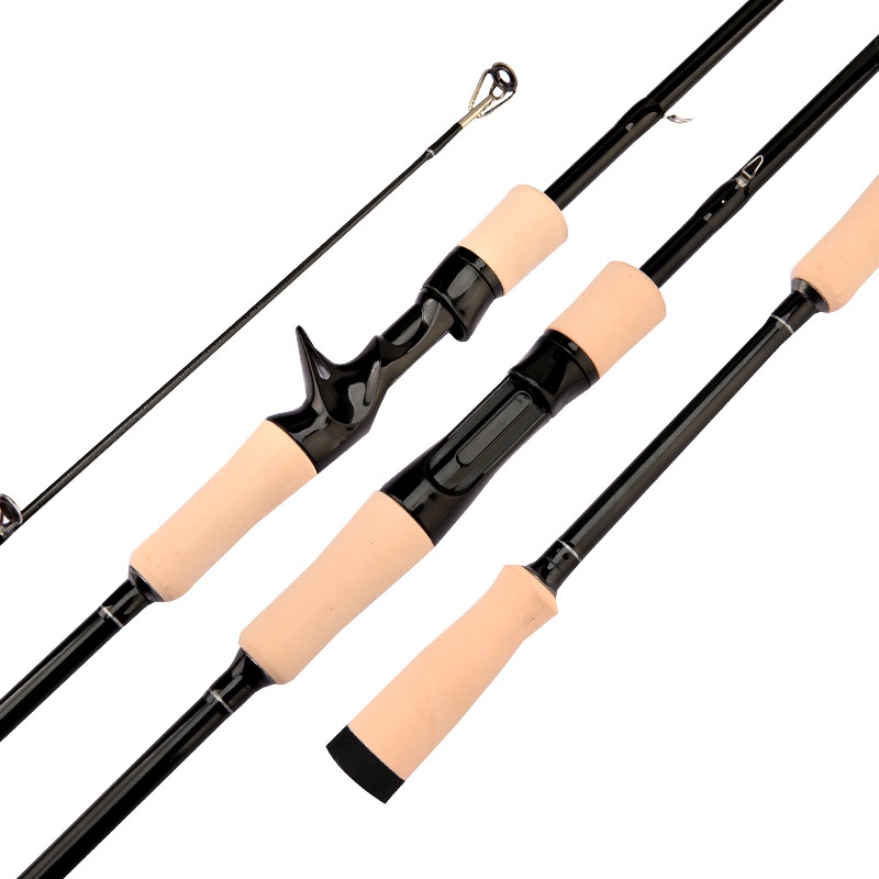 joran pancing 1.8M 2 Bagian berongga Spinning/Casting Fishing Rod Fishing Pole Fishing Tackle Outdoor Fishing Pancing