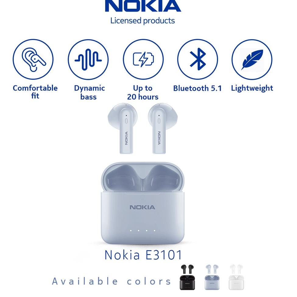 LANGSUNG ORDER Nokia Essential True Wireless Eahones TWS E3101 - Blue