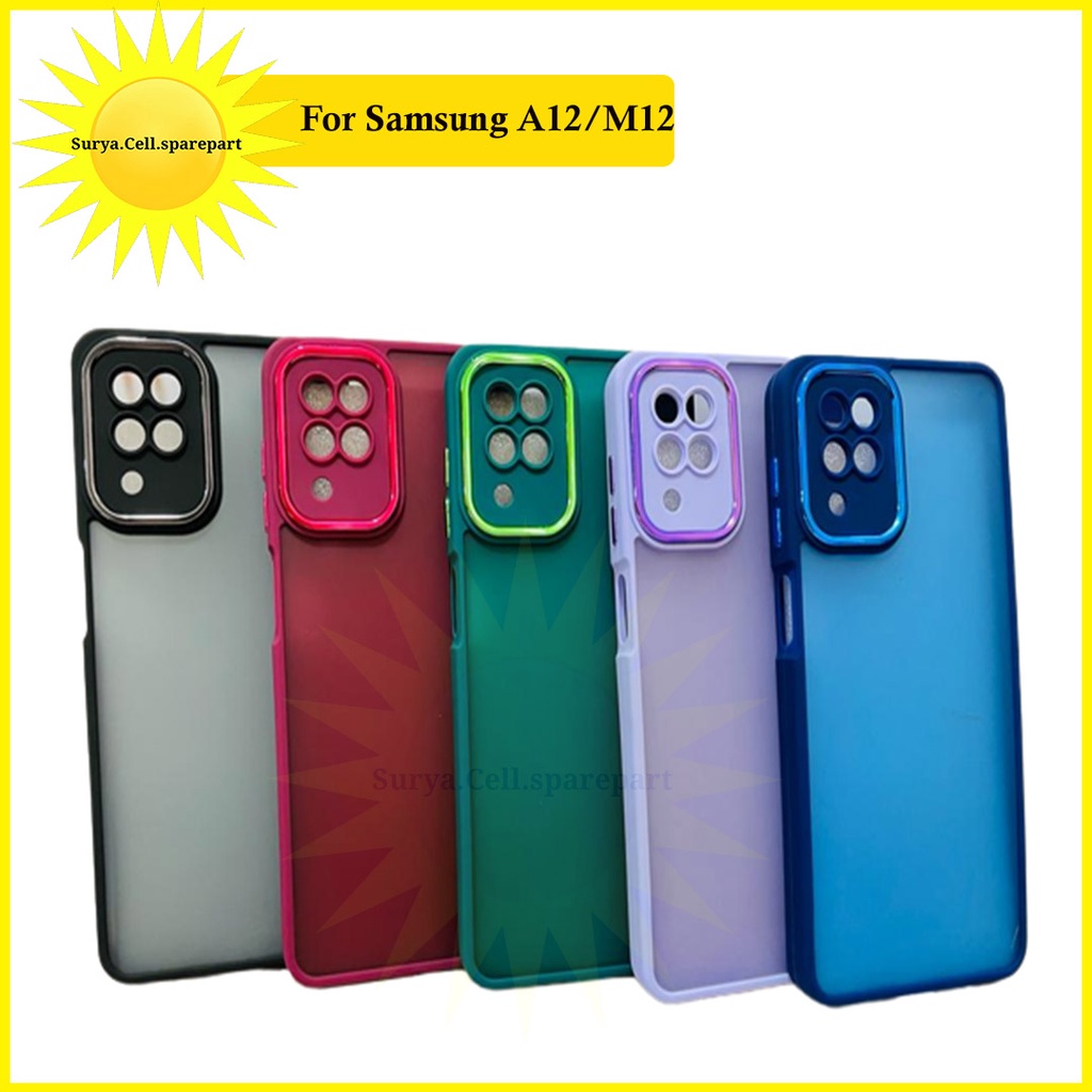 Case Premium Hybrid Chrome Samsung A12 M12 A13 A13 Lte A13 5g M22 M32 4g