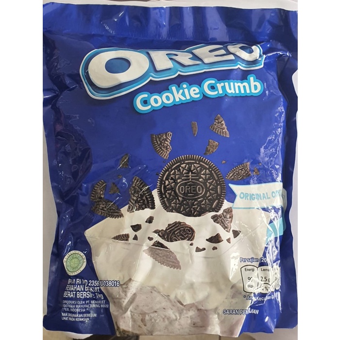 

OREO COOKIE CRUMB 1kg 100% ASLI