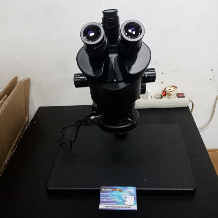 MICROSCOPE TRINOKULAR SZM-45T + LENSA 0.7X