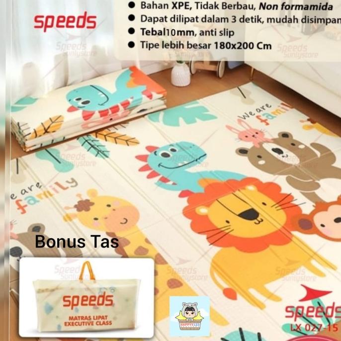 Playmat SPEEDS Bayi Lipat Tebal Karpet Baby Matras Bayi Playmate