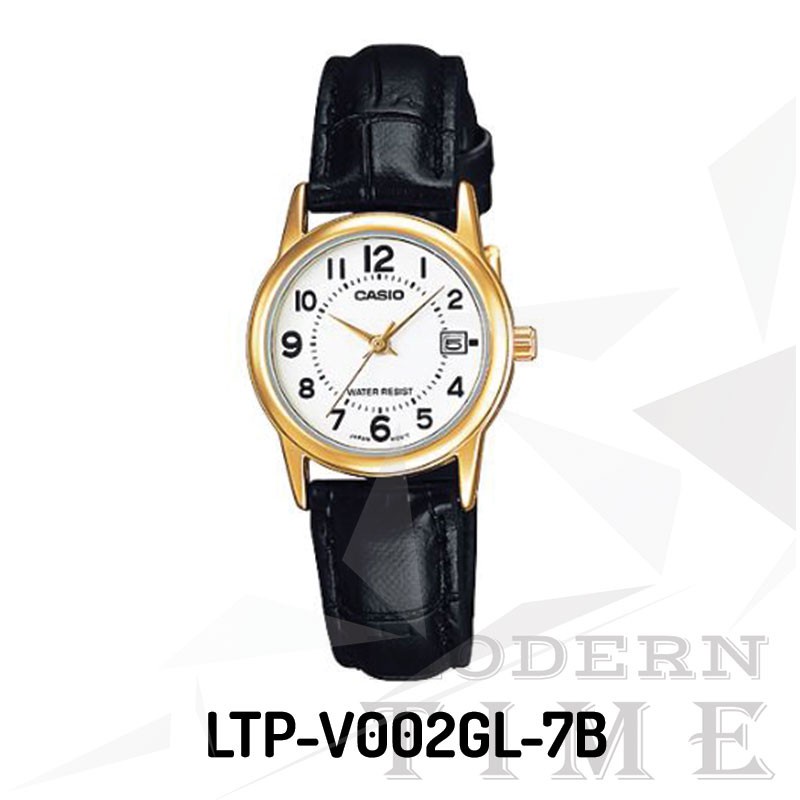 Casio Original LTP-V002L / V002GL (Jam Tangan Kulit Wanita)