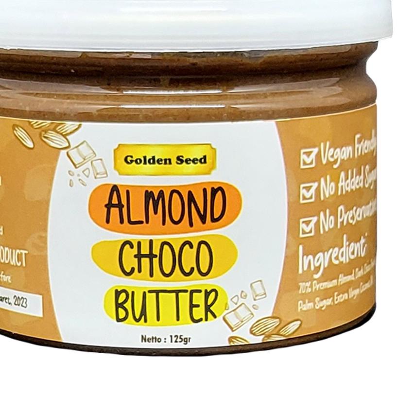 

☃ SELAI ALMOND COKLAT 125 GRAM PREMIUM - ALMOND CHOCO BUTTER GLUTEN FREE - VEGAN ✈